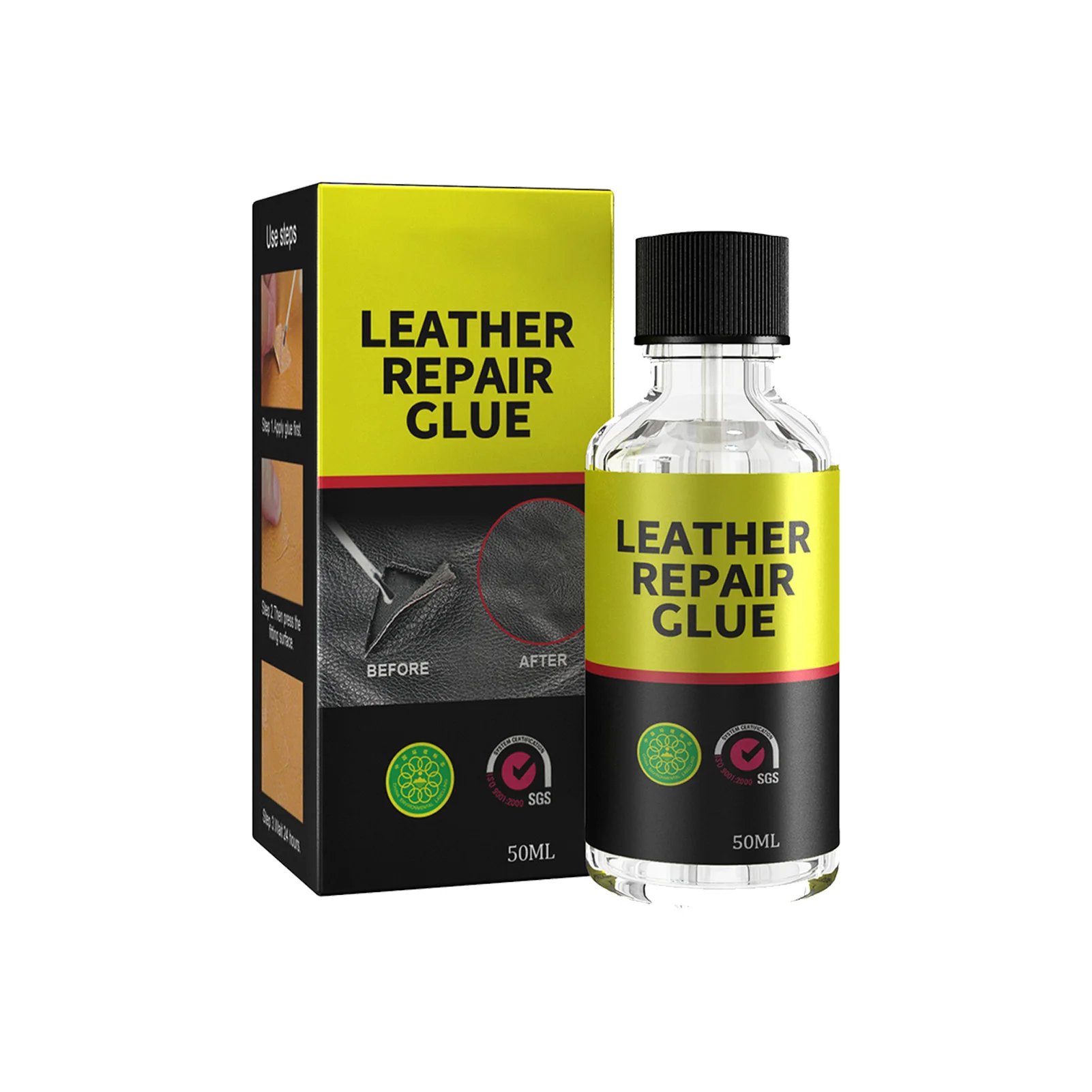 

30/ 50ml Car Leather Repair Glue Auto Seat Maintenance Leather Care Liquid Rubber Leather Gel Sofa Car Leather Adhesive Glue