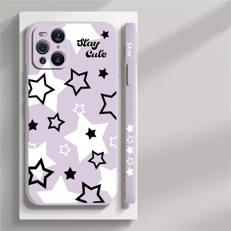 Звездный мягкий телефонный чехол для OPPO Find X3 X2 Pro X5 Lite NEO F19 F11 F17 F12 R9S R15 силиконовый