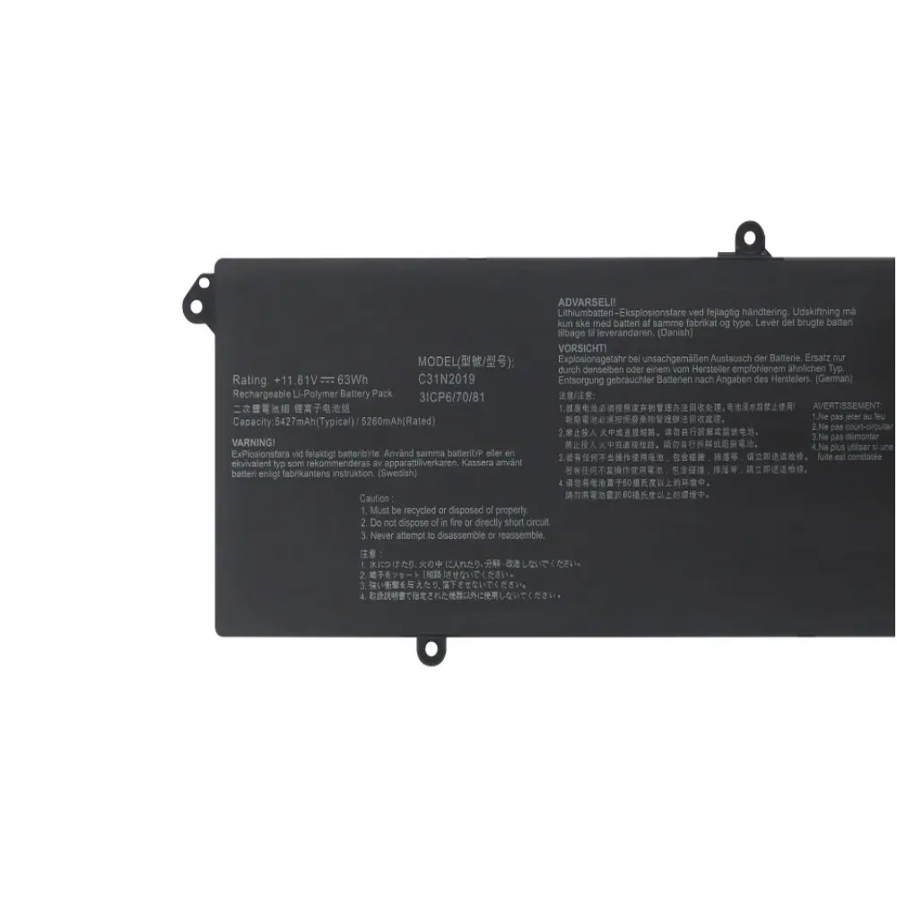 Новый аккумулятор для ноутбука C31N2019 Asus VivoBook Pro 14X OLED M7400 15 M3500QC-L1062 K3400P K3500P M3401Q M3500Q