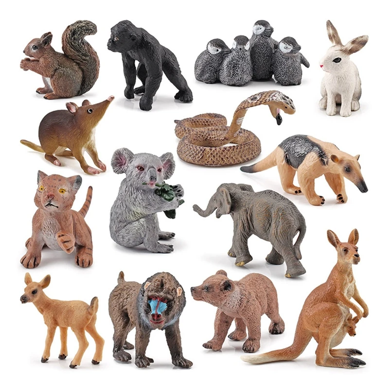 

Y3NF Realistic Wildlife Animal Figure Toy w/ Simulation Skin Texture Room Ornament