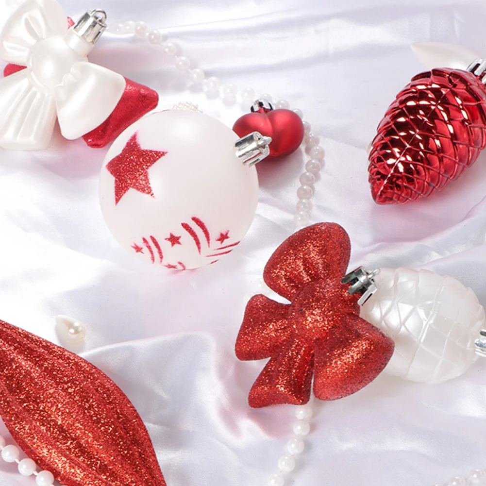 

Рождественские елочные шары 88 шт., большой Рождественский шар, разноцветные шары, украшения для рождественской елки, набор украшений для дома