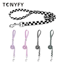 outdoor dogs leash fashion plaid pattern personalized buckle down safe leash pet training walk leashes for small medium dog cats
