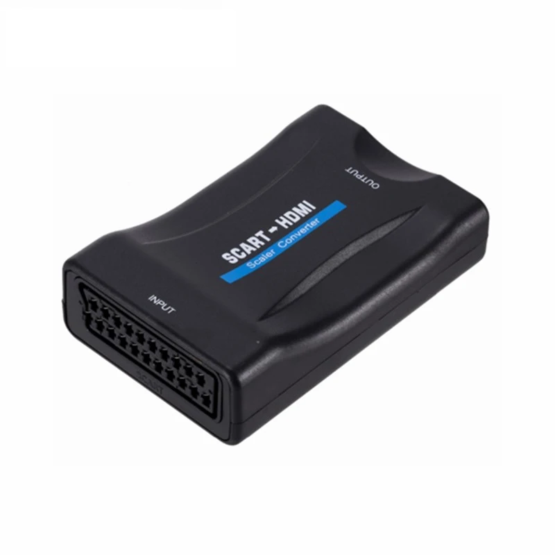 Высококлассный преобразователь 1080P SCART в HDMI для HD ТВ Sky Box STB Plug TV DVD-совместимый