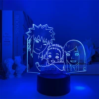 naruto night light acrylic table lamp touch remote control led creative gift light room decoration lights cartoon bedroom lamps