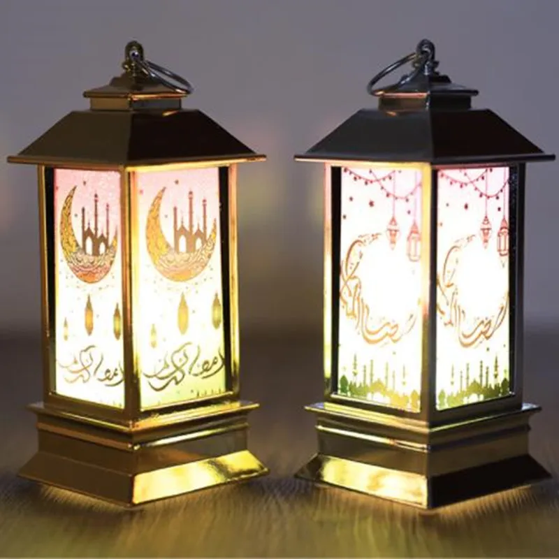 Eid Mubarak светодиодный ветровой фонарь подвесное украшение для дома мусульманский