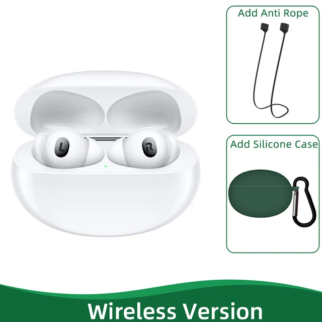 OPPO ENCO X2 white wireless + anti-lose cable + green case