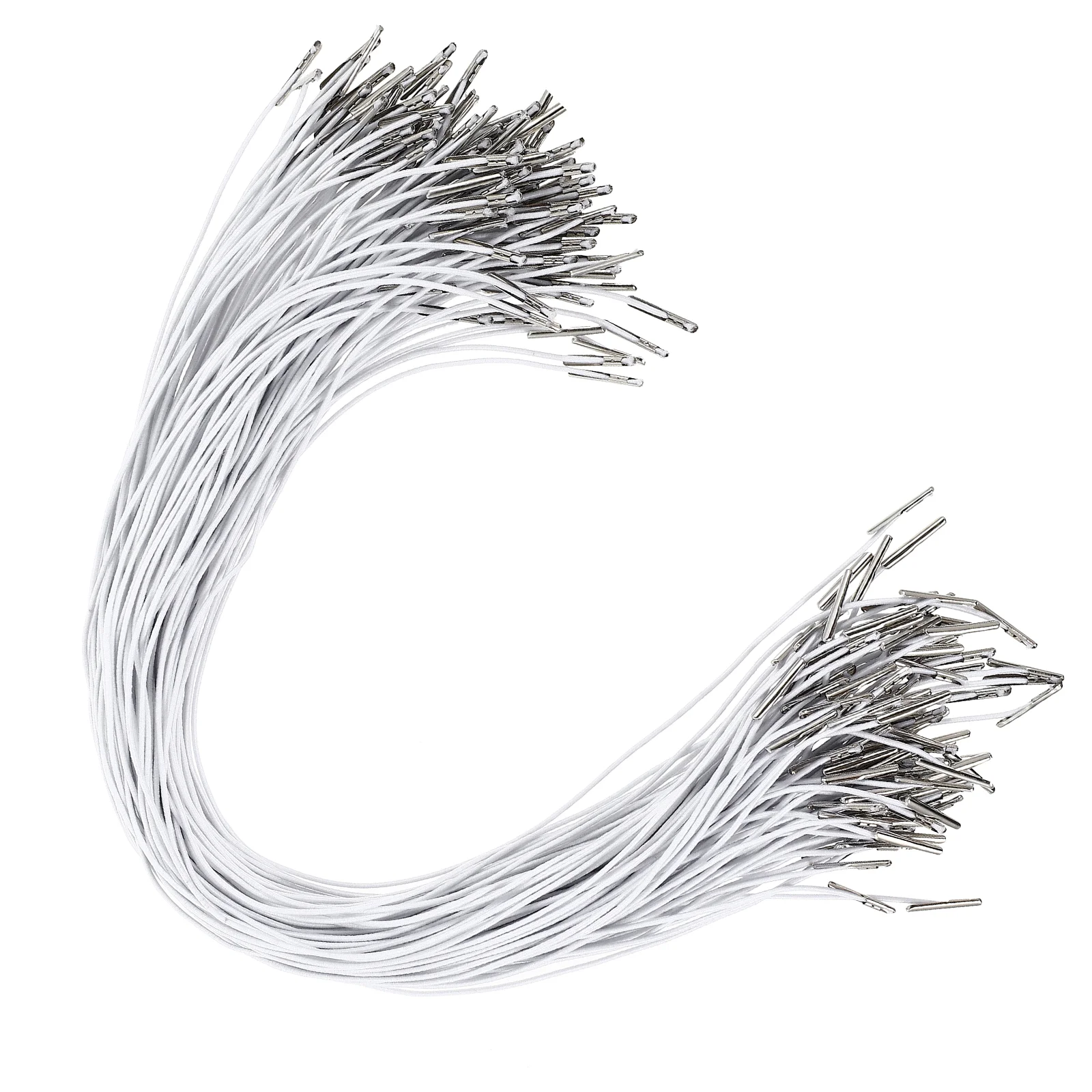 

Elastic Cord String Barbed Ropes Drawstring Metal Rope Stretch Barbs Sewing Thread Cords Band Round Craft Hoodies Ear Spool