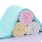 Хлопковое одеяло для новорожденных, 6 слоев, из муслина
