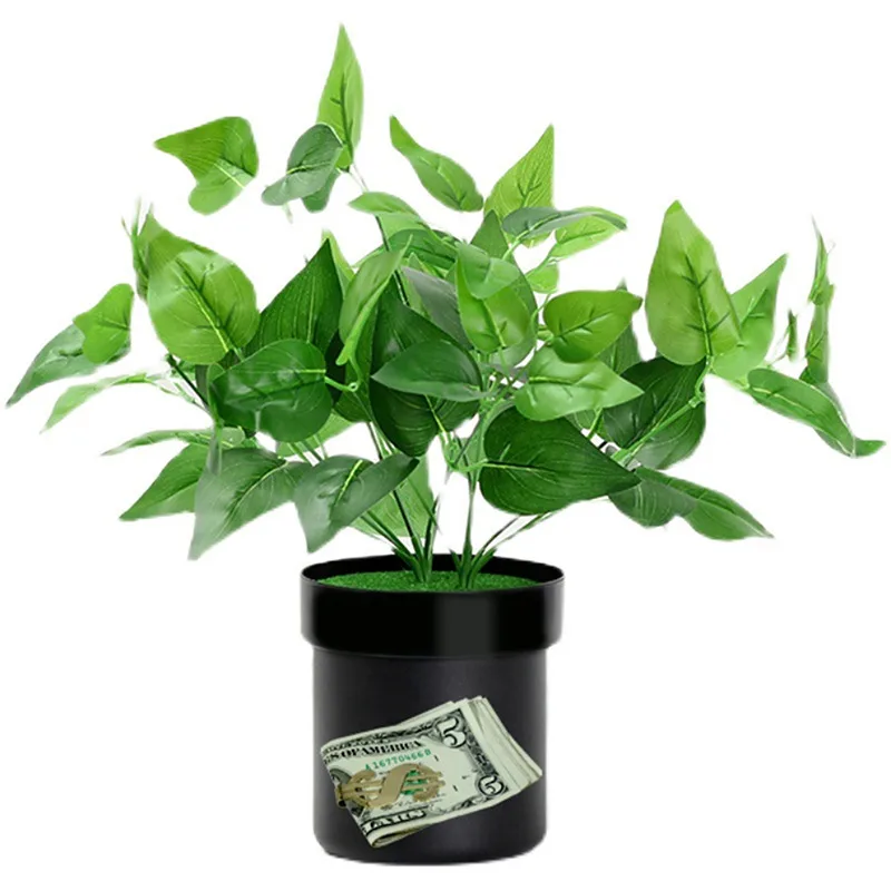 

Jar Hidden Safe Bank Pot Money Saving Box Key With Storage Plant Hideaway Box Lock Surprise Secret Flower Coins Money Box