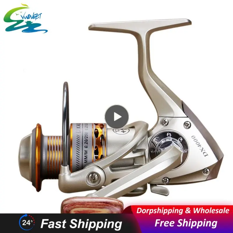 

12+ 1BB Fishing Coil Wooden Handshake Spinning Fishing Reel Professional Metal Left/Right Hand Fishing Reel