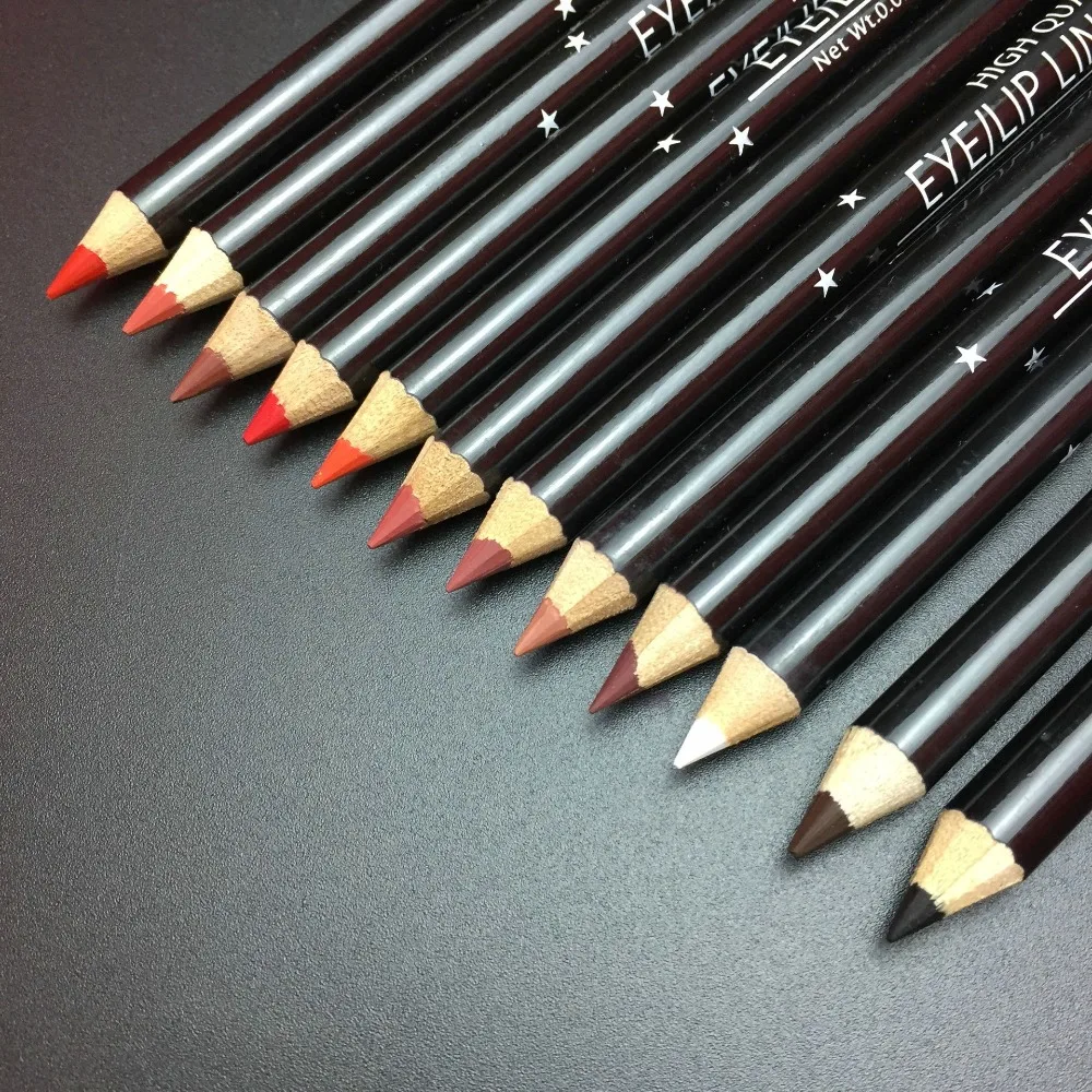 12 цветов/набор подводка для губ