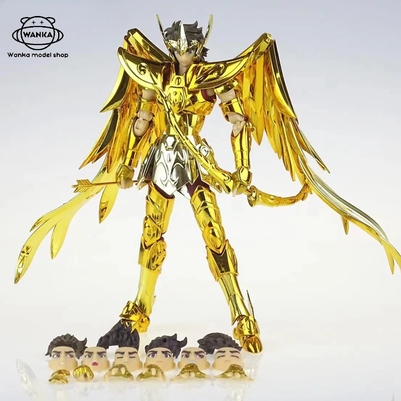 Модель CS Saint Seiya Myth Cloth EX 2 0 Sagittarius Aiolos с головой Пегаса 24K/OCE Gold Knights of the Zodiac Фигурка