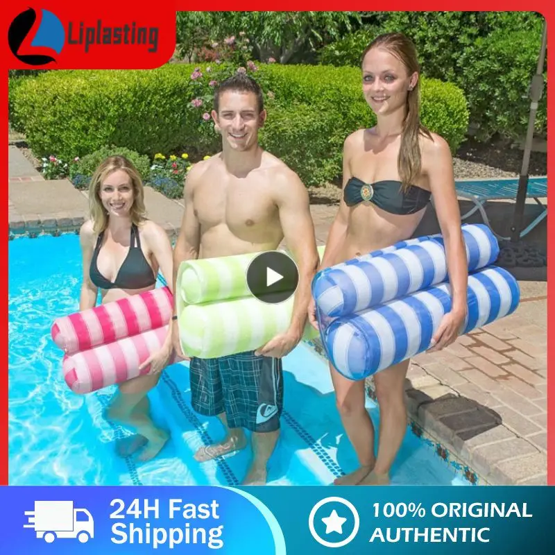

Floating Water Hammock Inflatable Floating Bed Chair Floating Toys Float Lounger Swimming Pool Foldable Inflatable Hammock Bed