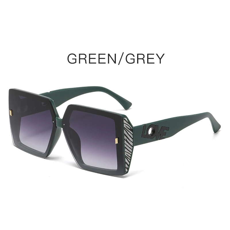 

Женские солнцезащитные очки с градиентом розы, квадратные голубые солнцезащитные очки в стиле ретро, 2023