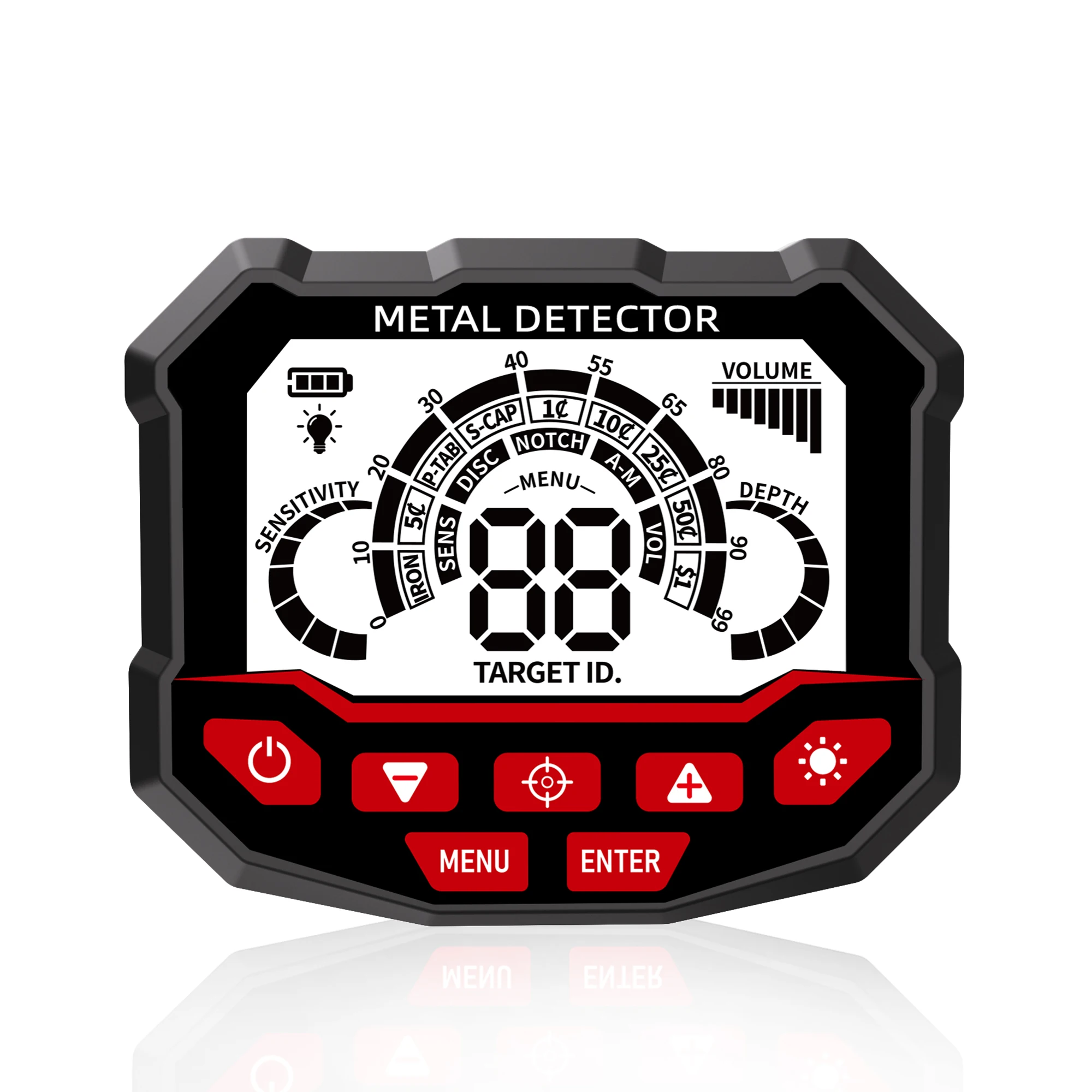 Профессиональный Подземный металлоискатель многофункциональный регулируемый