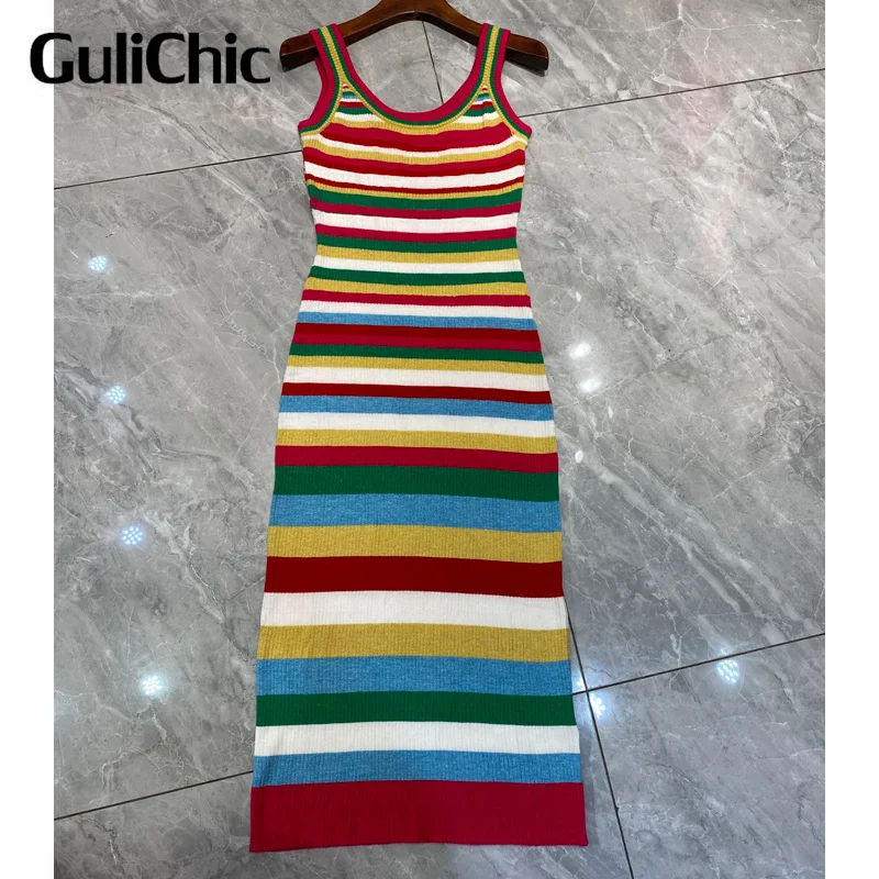 

Женское трикотажное платье-футляр на бретелях GuliChic 8,27