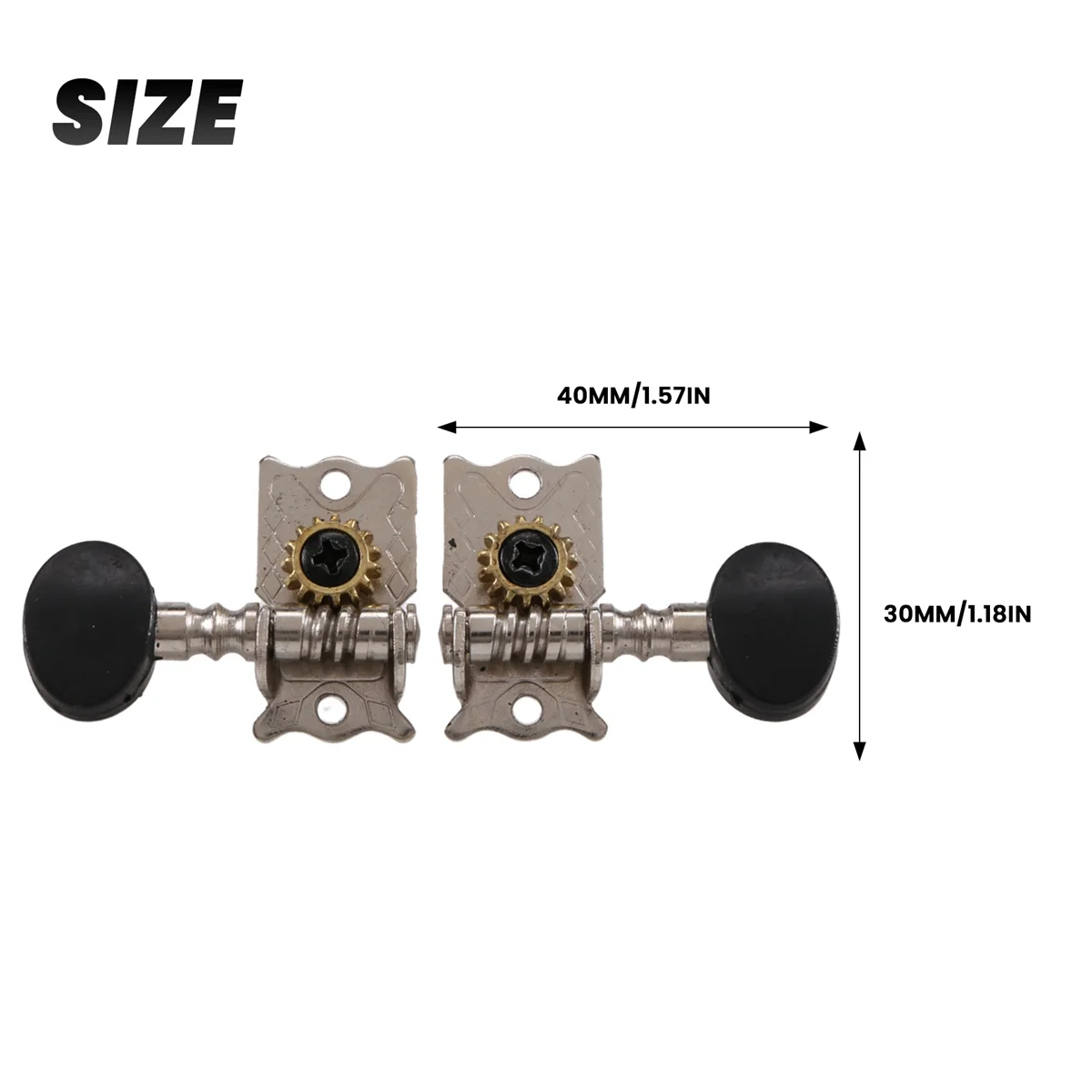 Колышки для тюнинга тюнеры машинные головки 2R 2L 4-струнной укулеле запчасти