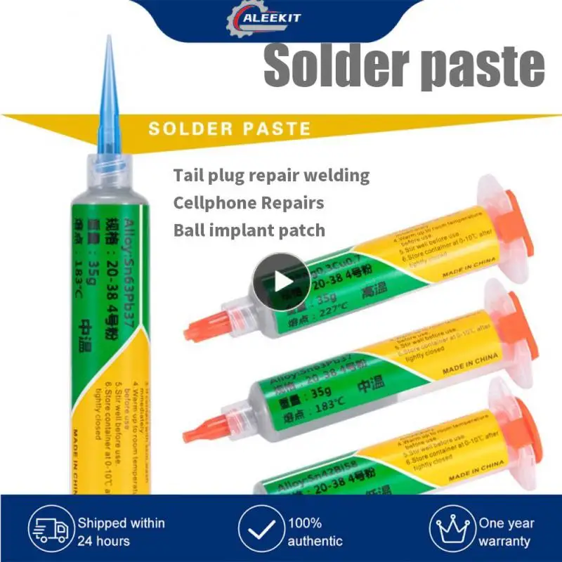 

Needle-tube Type Soldering Oil Green Oil Glue Extruder Smd Ic Pcb Extruder Flux Repair Welding Paste 138℃-227℃ High Quality
