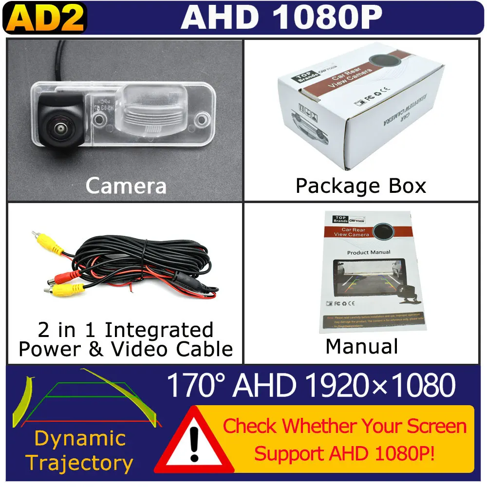 

170 ° AHD 1920*1080P Автомобильная камера заднего вида для VW Eurovan Caravelle Transporter T4 Bus Reverse Android Monitor