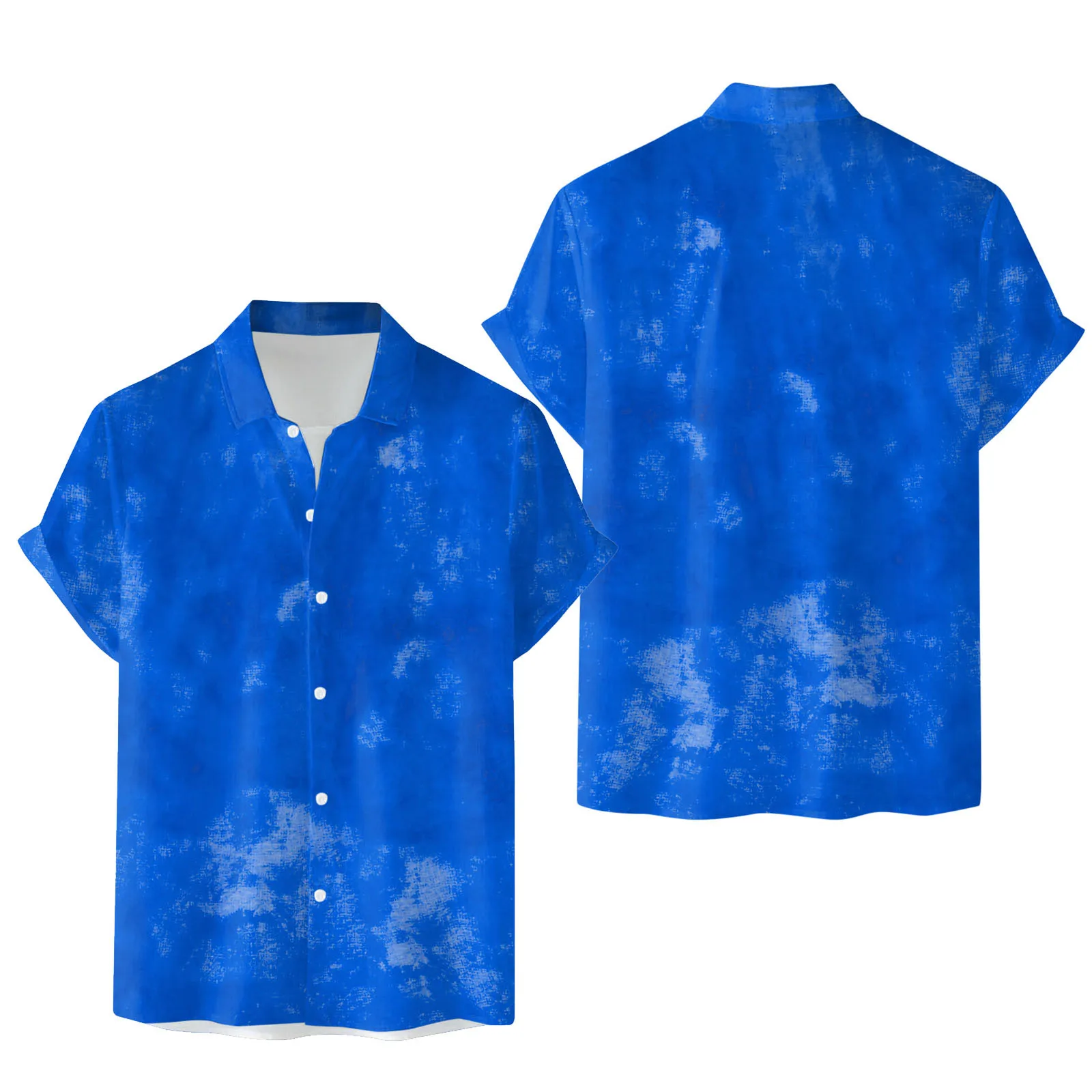 

Men Short Sleeve Spring Summer Casual Printed Shirts Fashion Top Blouse Shirts Long Sleeve Men Running