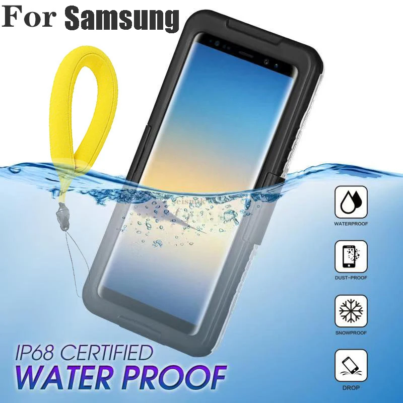 IP68 Waterproof Case For Samsung A72 A52 A32 A50 A70 A51 A71 5G S20 Plus FE Note20 Ultra Case Full Protection Shockproof Cover