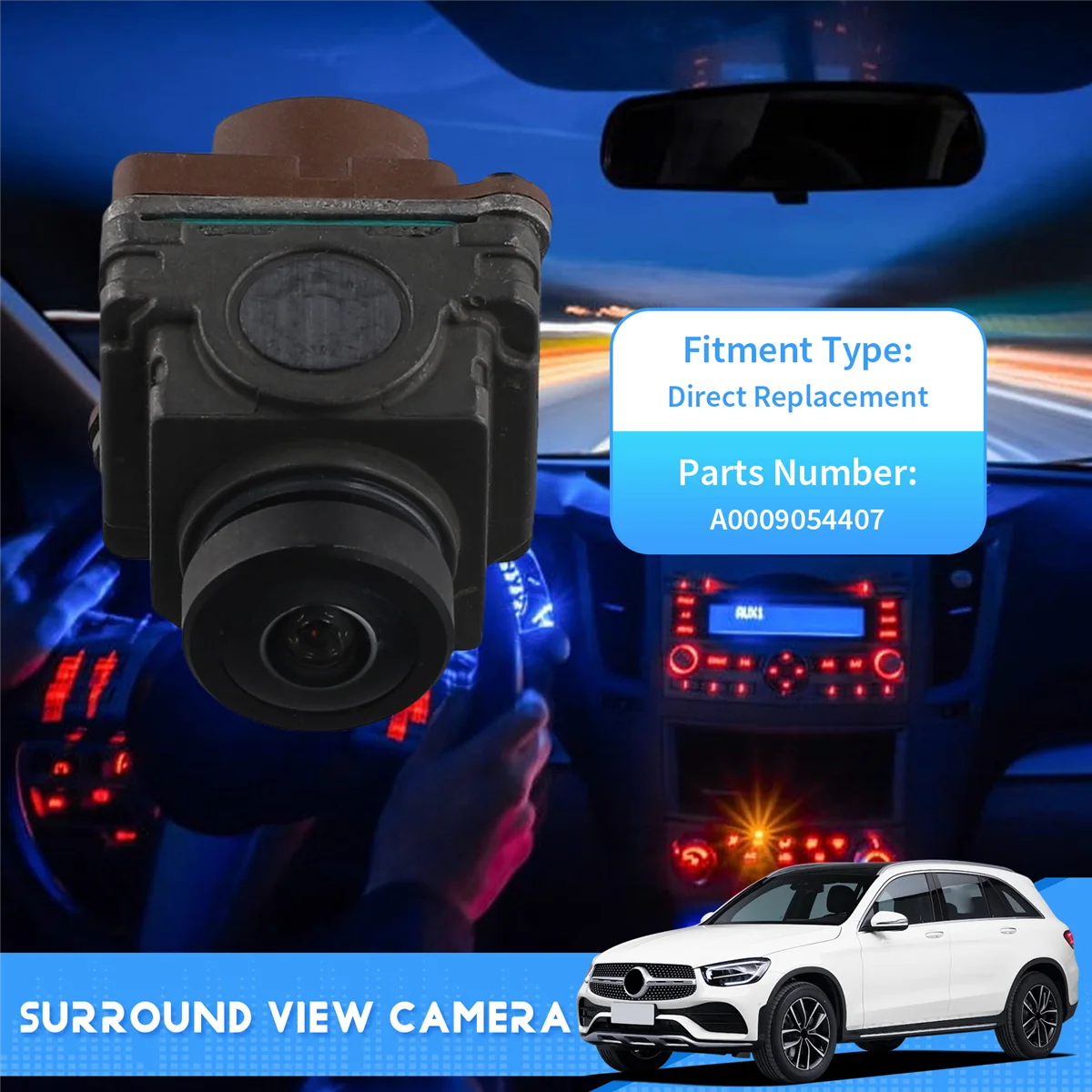 A0009054407 Новинка 360 фотокамера Переднего Вида Для Mercedes Benz X253 C253 GLC X247 H247 GLB GLA