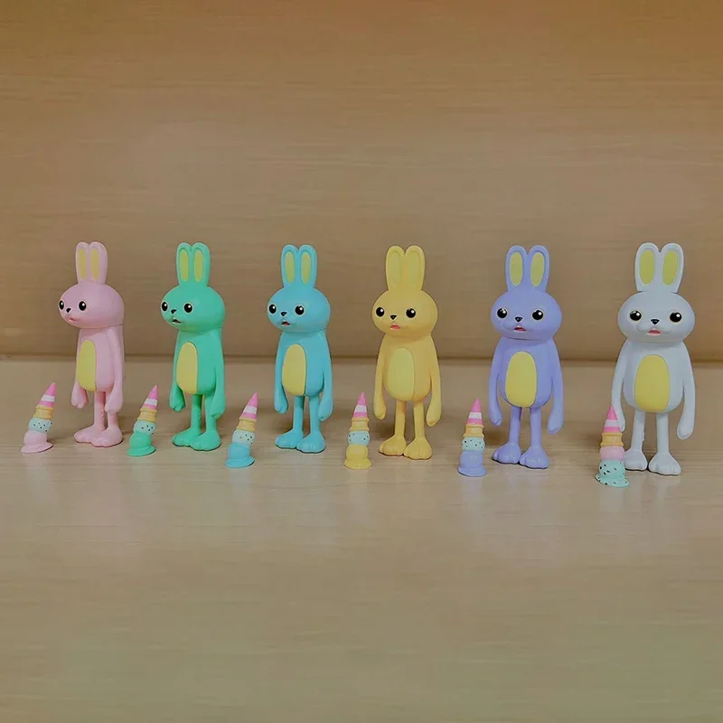 QUALIA оригинальная капсульная игрушка Gashapon милый кавайный грустный кролик фигурка