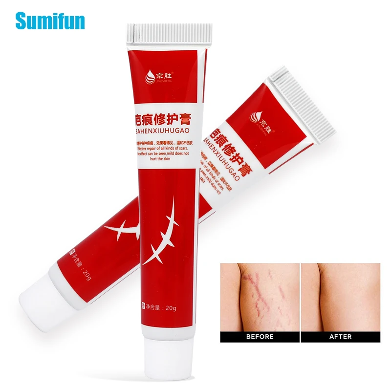 

20G Scar Removal Cream for New Old Scars Acne Skin Repair Chinese Herbal Ointment Moisturizer Gentle Scar Treatment Cream