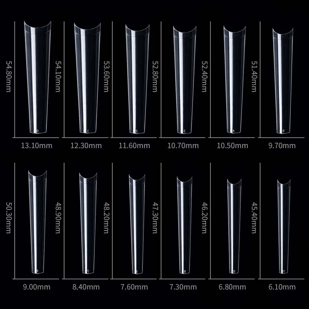 120 шт./упаковка акриловые накладные ногти размеры до 3XL