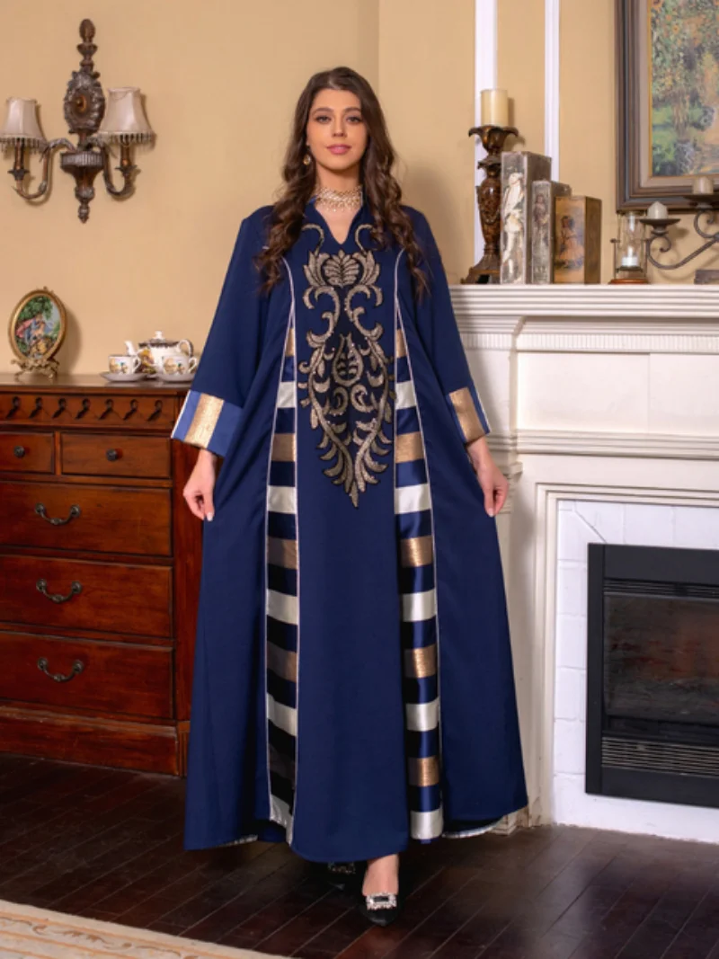 ramadan Muslim Abaya Dress Women Turkey India Embroidery Abayas Dubai Arab Vestidos Morocco Party Dresses Kaftan Gown Robe Eid
