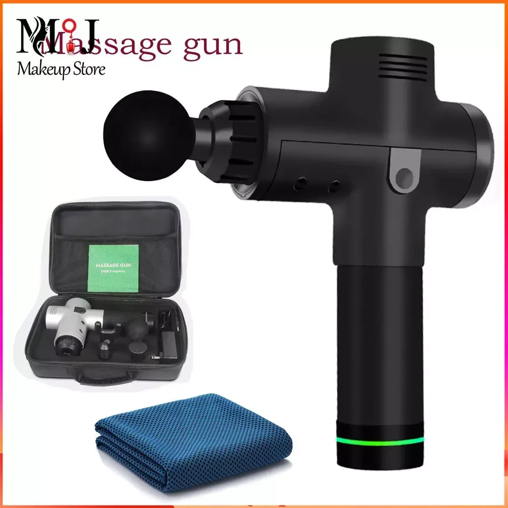 

Массажный пистолет NEW2023 для расслабления мышц, аппарат для снятия боли, меридиановый массажер + полотенце для упражнений (AU)