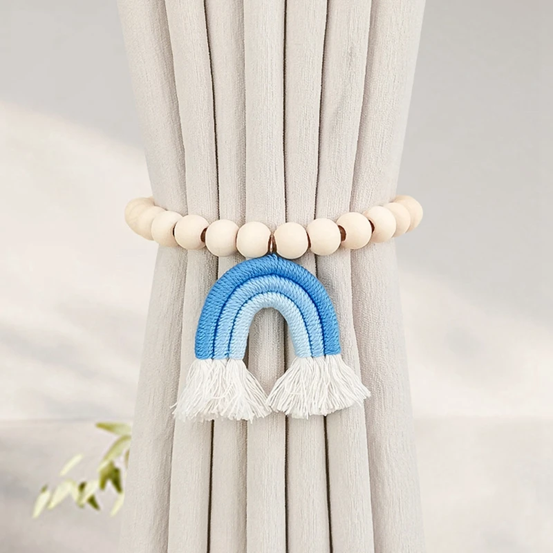 Искусственные карнизы с кисточками деревянный держатель в пасторальном стиле