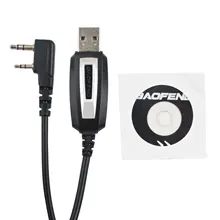 Baofeng Walkie Talkie USB Programming Cable with CD Driver for Two Way Radio Model UV-5R BF-888S BF-888H UV-82 Series