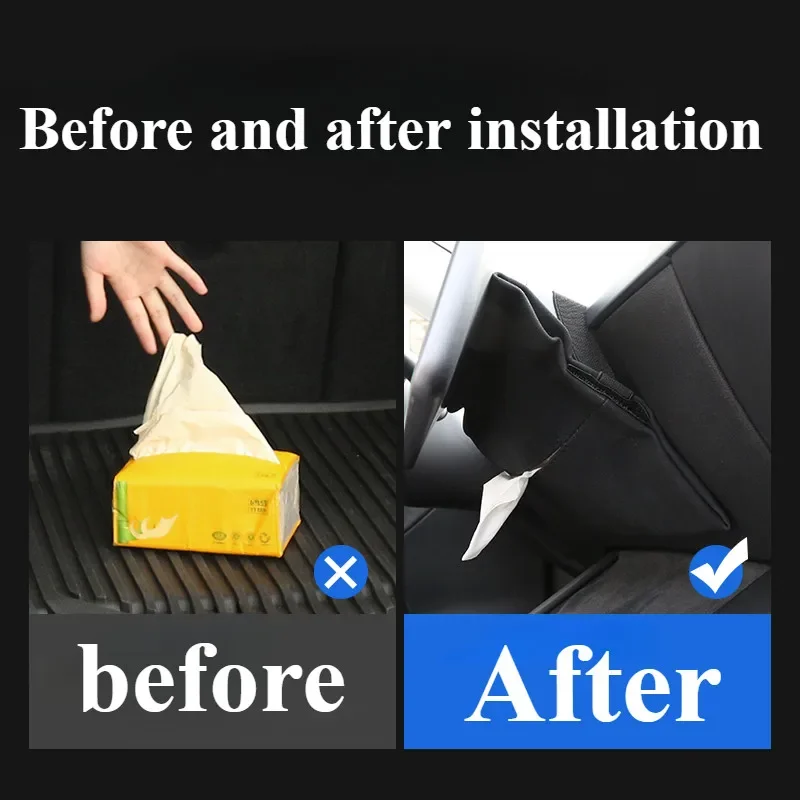 Para Tesla Modelo 3/Y/3 + Caixa De Tecido Do Carro Gaveta Escondida Pendurado Decoração Interior Acessórios