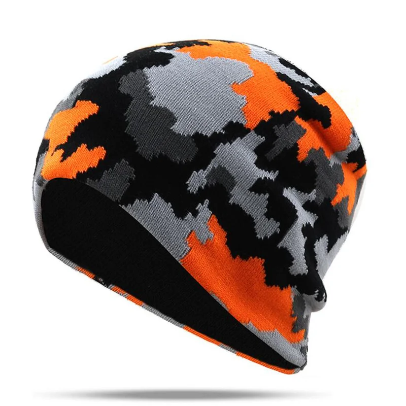 

Men Outdoor Sports Running Climbing Windproof Camouflage Hat Winter Hunting Riding Fishing Warm Flce Cap
