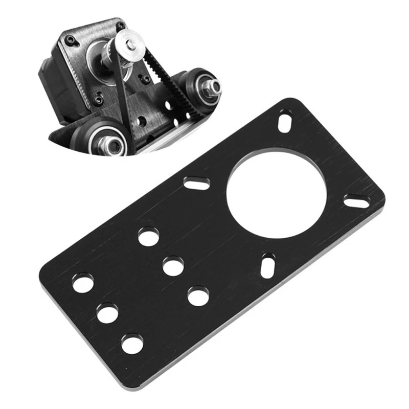 

nema17 Stepper Motor Mount Plate Aluminum Alloy Motor Holder Fixed Seat for nema17 Stepper Motor 3D Printer Parts 87HA