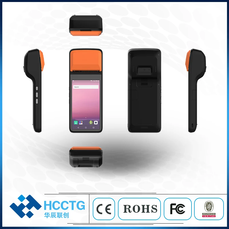 

Терминал Android POS, беспроводная Bluetooth и Wi-Fi система Android с термопринтером, встроенным и сканером штрих-кодов R330