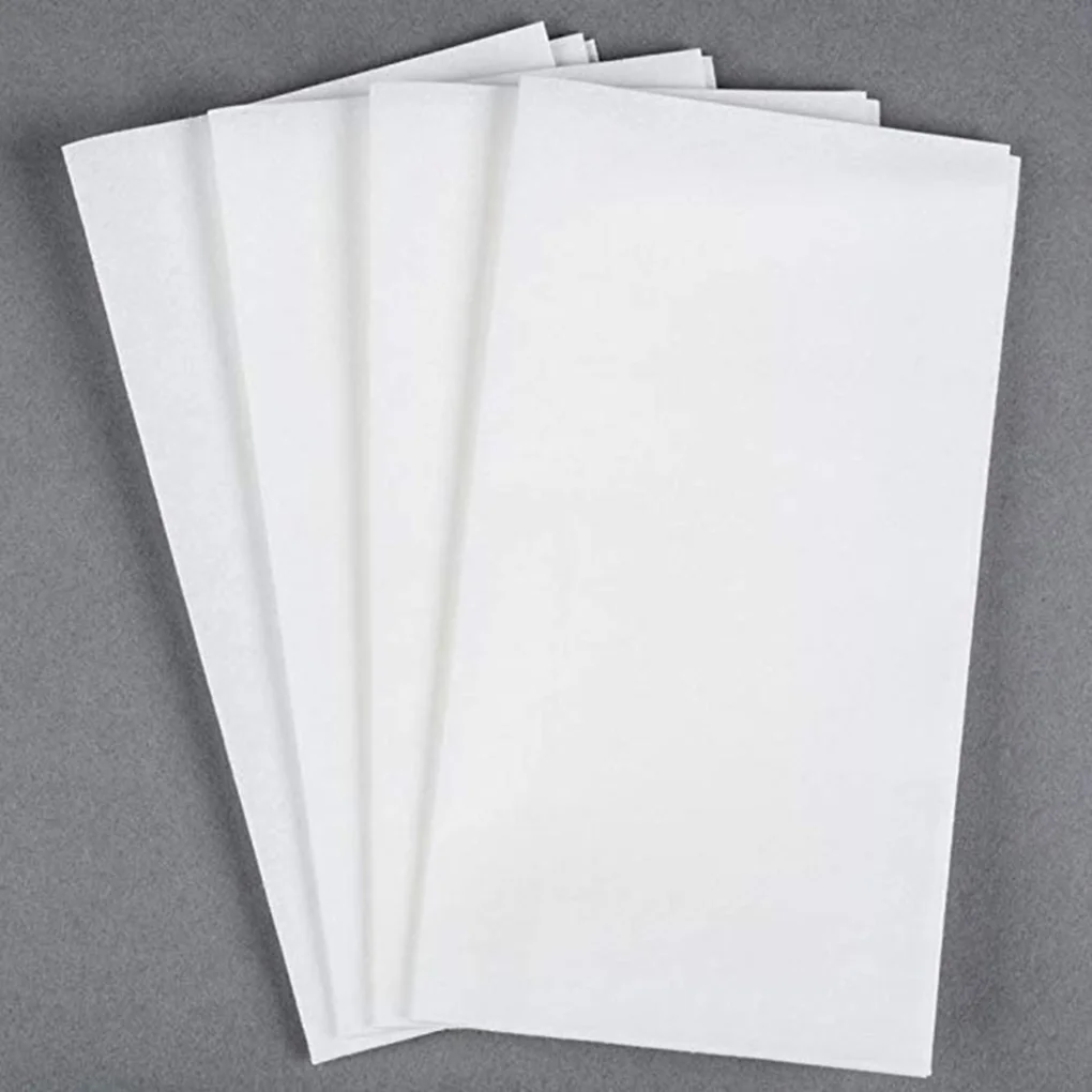 

100pcs Disposable Paper Tissue Single Layer Dust-free Napkin Paper 30x43cm for Restaurant Home Hotel tissue paper