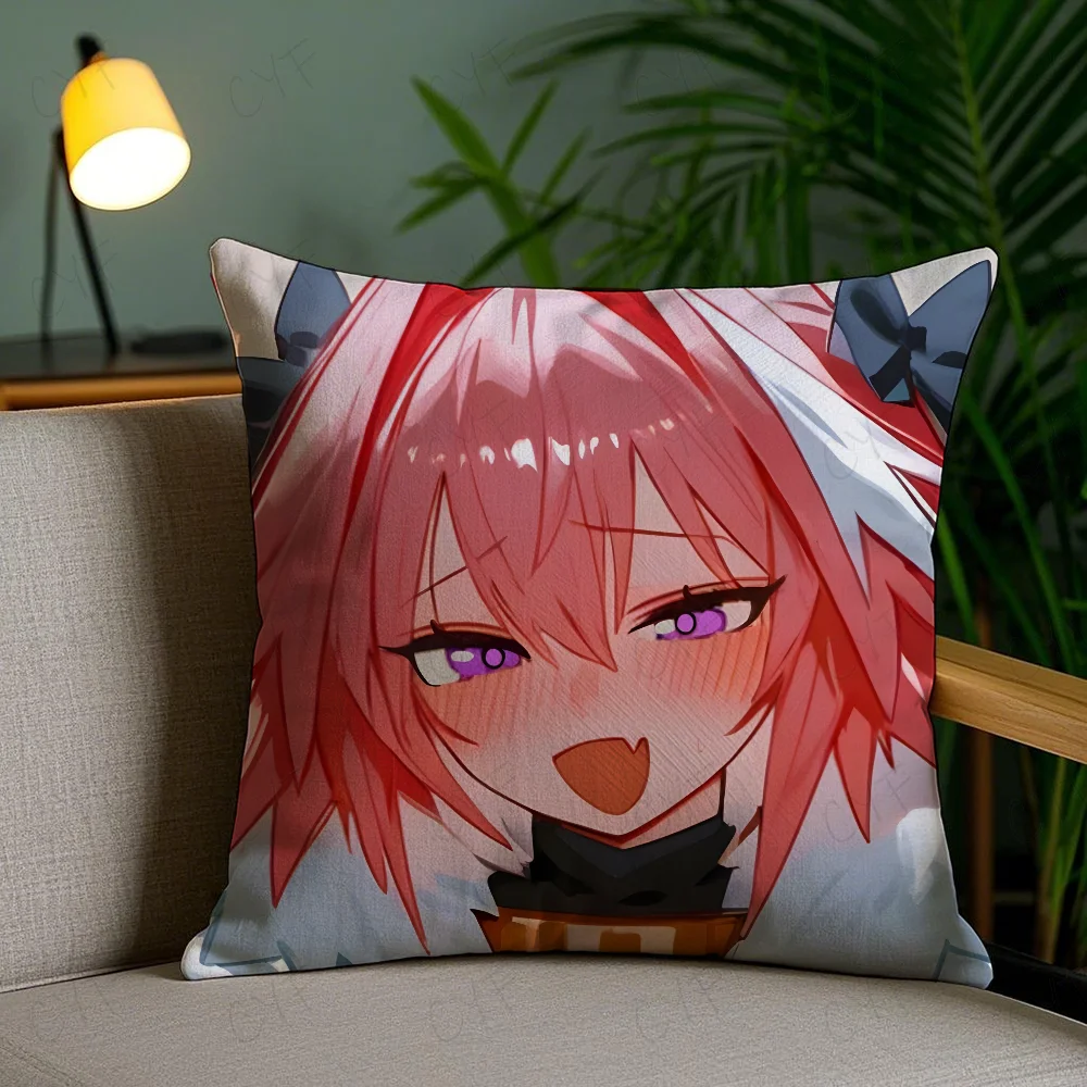 

Fate Apocrypha Astolfo аниме наволочка против пыли наволочка невидимая молния шелковистая короткая плюшевая наволочка для дивана