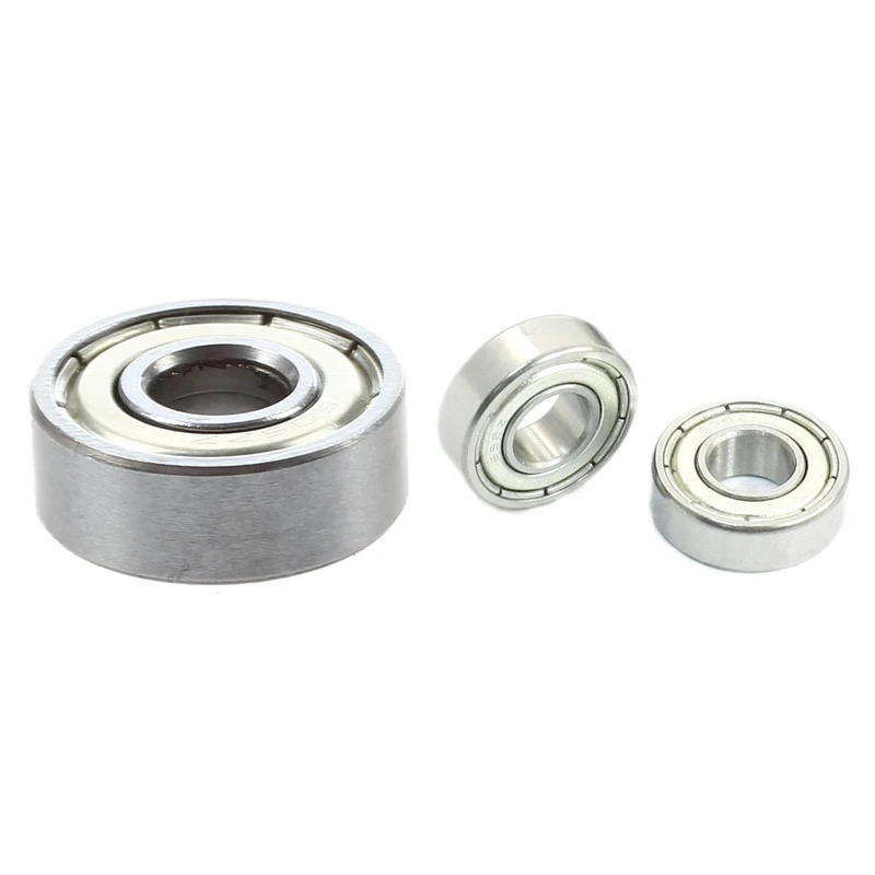 

20 Pcs Single Row Shielded Deep Groove Ball Bearing 17Mm X 6Mm X 6Mm 606ZZ & 8Mm X 19Mm X 6Mm 698Z