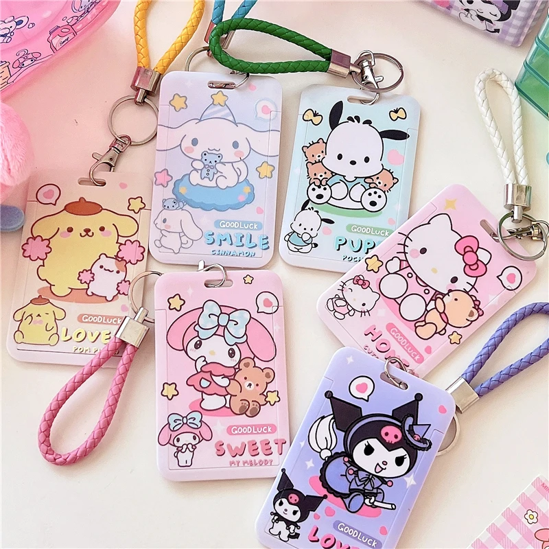 

3D Hello Kitty Kuromi My Melody Cinnamoroll милый мультяшный аниме фотография детской Подвески сумка для хранения