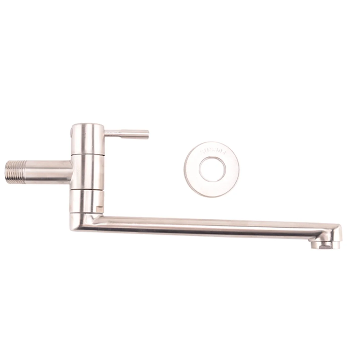 Смеситель для кухни с поворотом на 180 градусов из нержавеющей стали