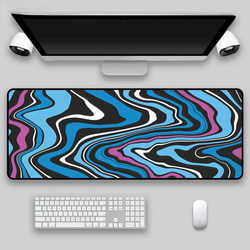 

Large Gaming Mousepad Art Strata Liquid Mouse Pad Compute Mouse Mat Gamer Stitching Desk Mat XXL for PC Keyboard Mouse Carpet