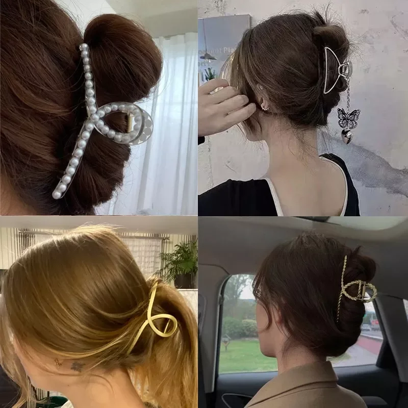 

Элегантные женские металлические заколки для волос, аксессуары для волос, шикарные заколки, заколки для волос с жемчугом, заколки для волос,...