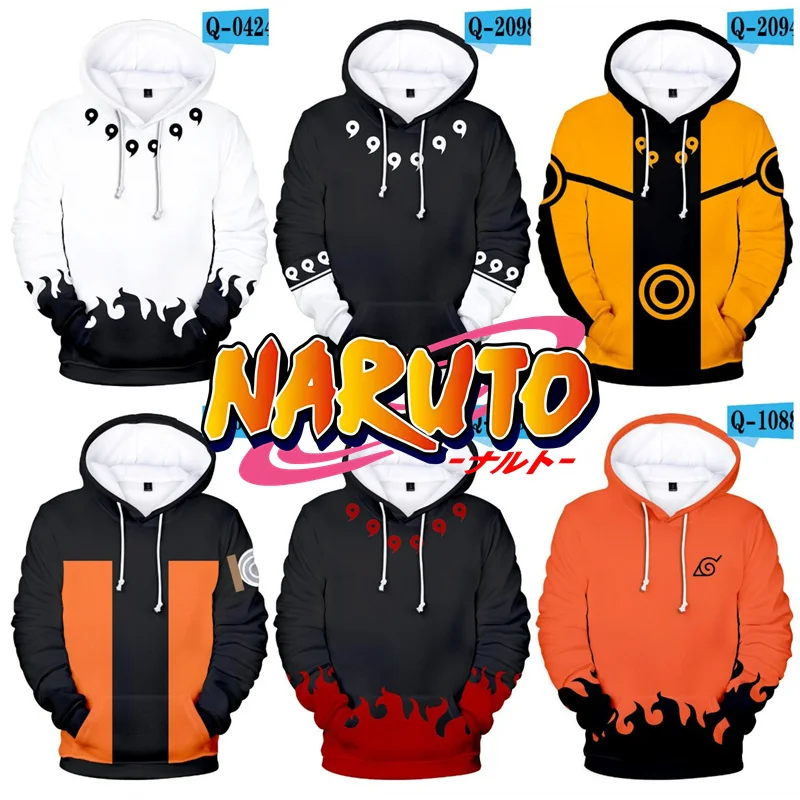 

Pain Uchiha Sasuke Uzumaki Naruto Akatsuki Sweatshirts Kakashi Hoodies Men Outerwear Coat Oversized Hooded Thin Jacket