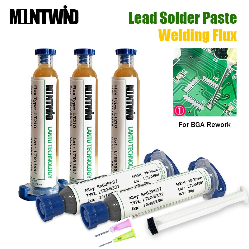 

Флюс MOUNTWIND для сварки Sn63Pb37, шприц для быстрой замены SMD, Ремонтный сварочный флюс, бесплатная доставка