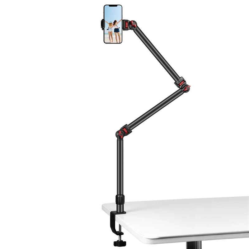 PULUZ Overhead Camera Mount C-Clamp Desk Stand Live Holder