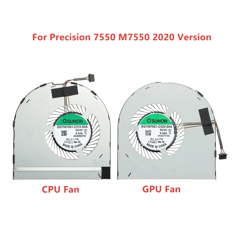 Совершенно новый оригинальный вентилятор охлаждения процессора GPU для Dell Precision