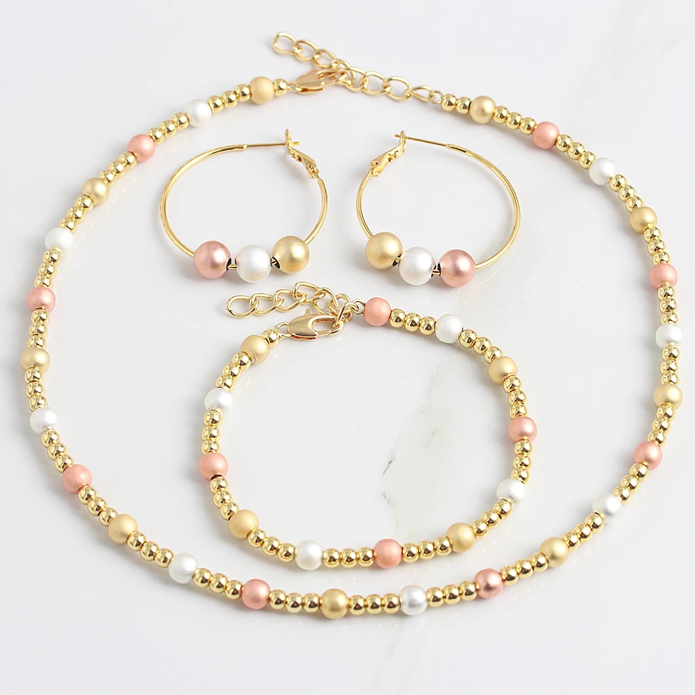 

Fashion Jewelry Bohemia Jewelry Sets For Women Earrings Necklace Pendant Flower Jewelry For Engagement fashion Jewelry Findings