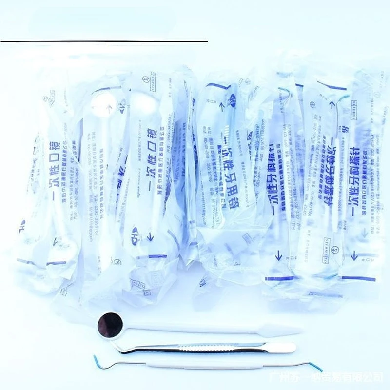 

100 шт./лот Одноразовый стоматологический зеркальный отражатель для отбеливания зубов стоматология лабораторный инструмент принадлежности для гигиены полости рта